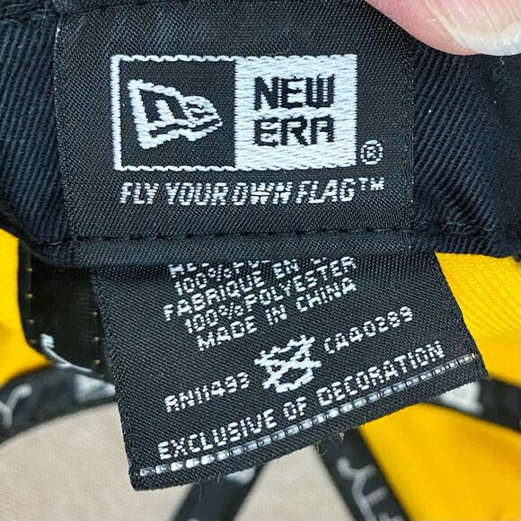 NBA All Star Golden State Warriors Yellow SnapBack Hat Adjustable New Era NWOT - Picture 10 of 16